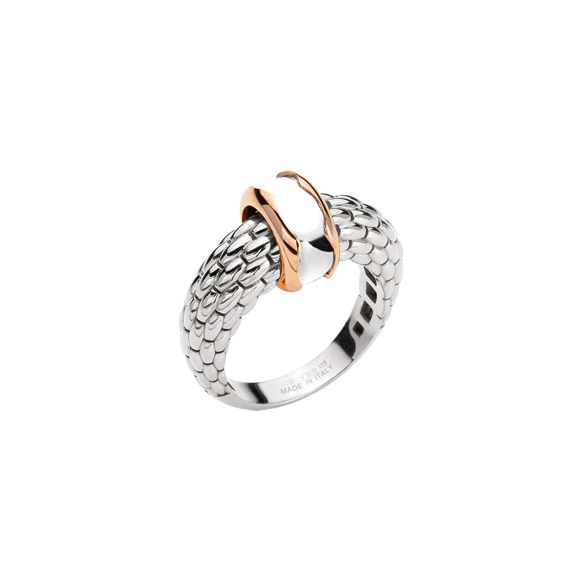 FOPE LOVE NEST 18K Gold Ring with Gold Rondel - Jackson Hole Jewelry Company