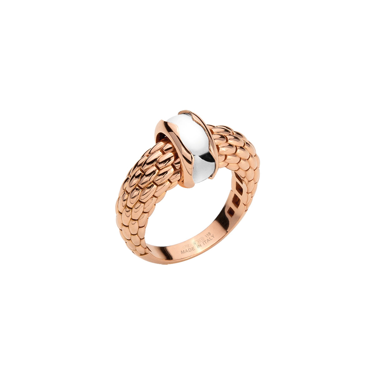 FOPE LOVE NEST 18K Gold Ring with Gold Rondel - Jackson Hole Jewelry Company