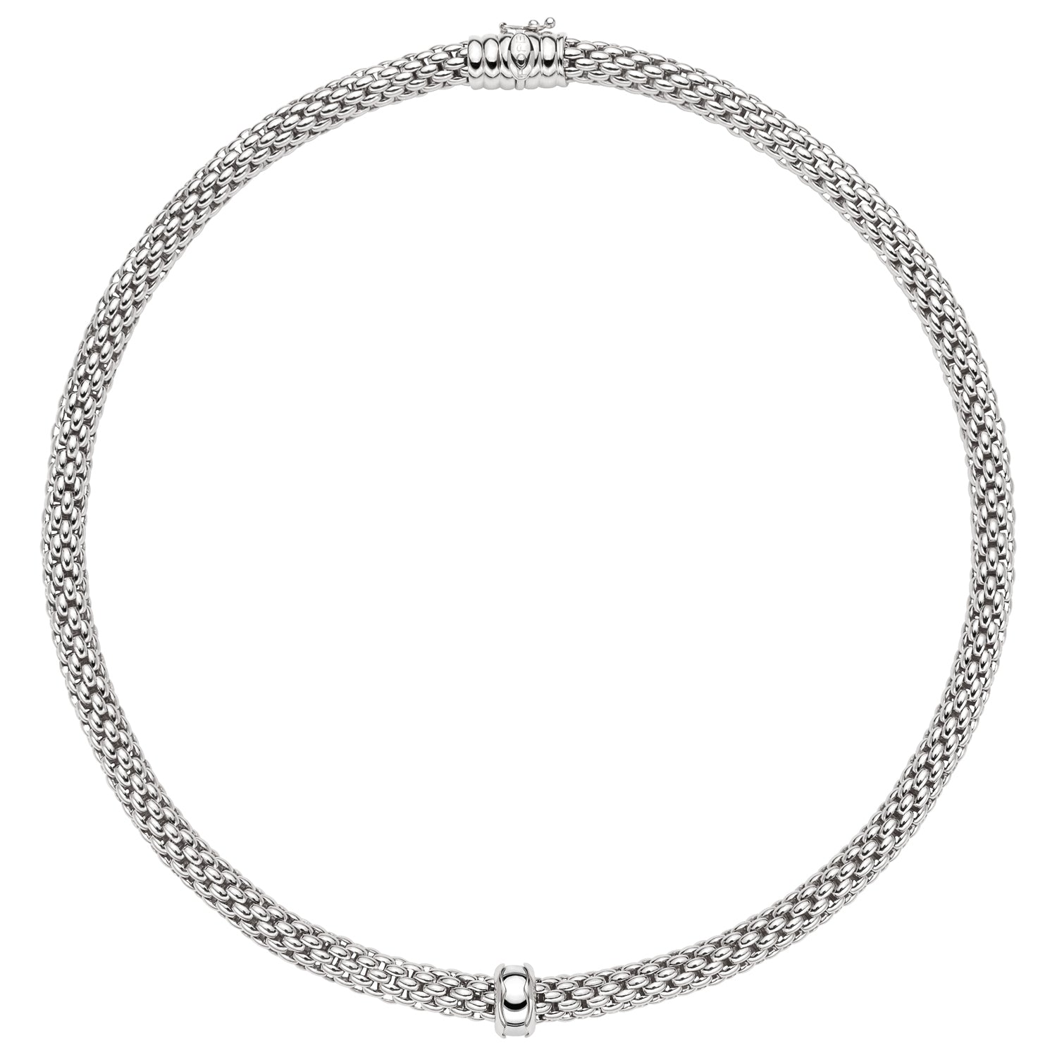 FOPE LOVE NEST Necklace in 18K White Gold - Jackson Hole Jewelry Company