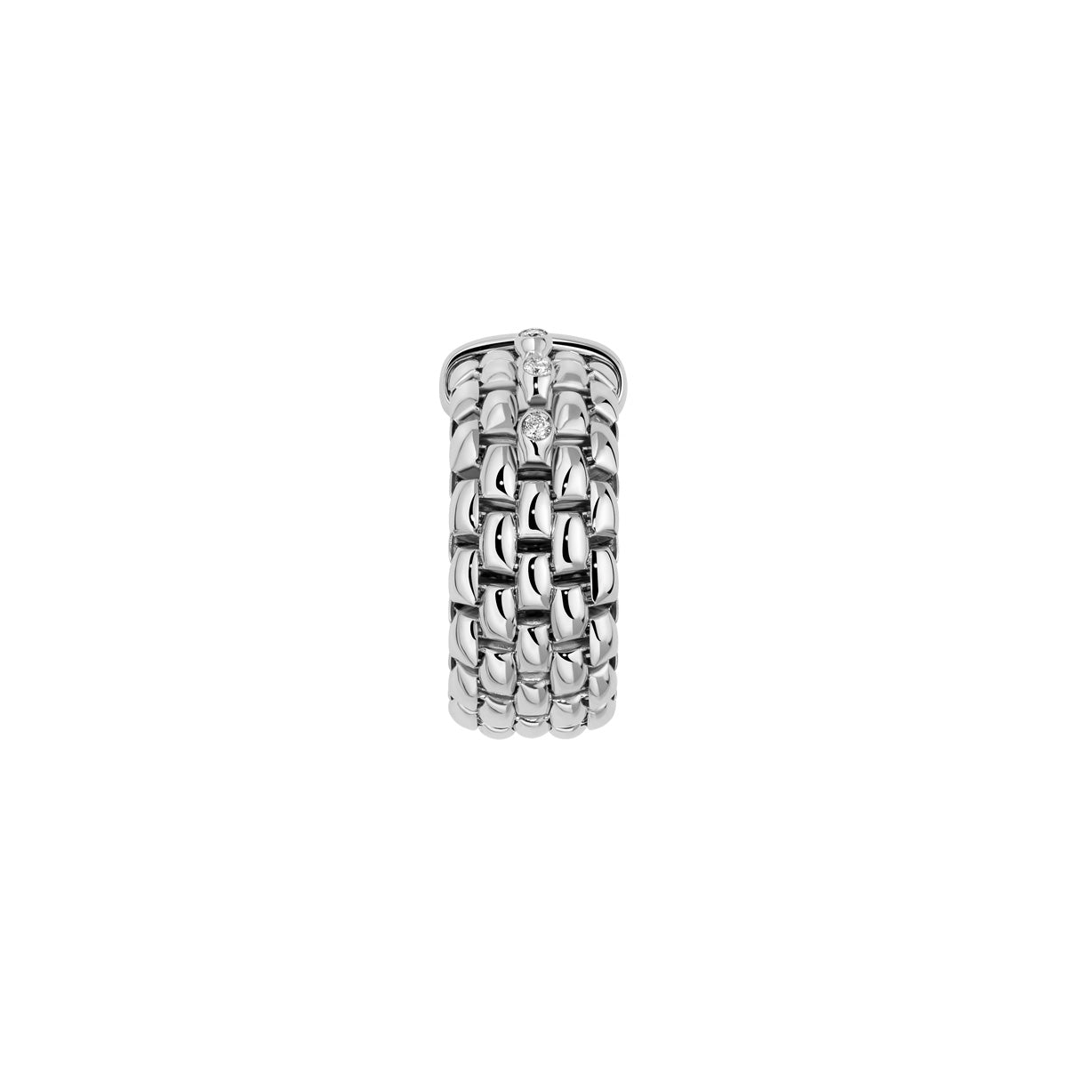 FOPE PANORAMA 18K Gold Ring with White Diamonds - 0.12 carats - Jackson Hole Jewelry Company