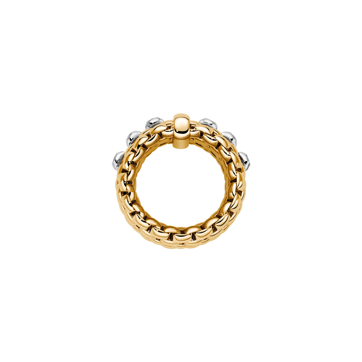 FOPE PANORAMA 18K Gold Ring with White Diamonds - 0.12 carats - Jackson Hole Jewelry Company