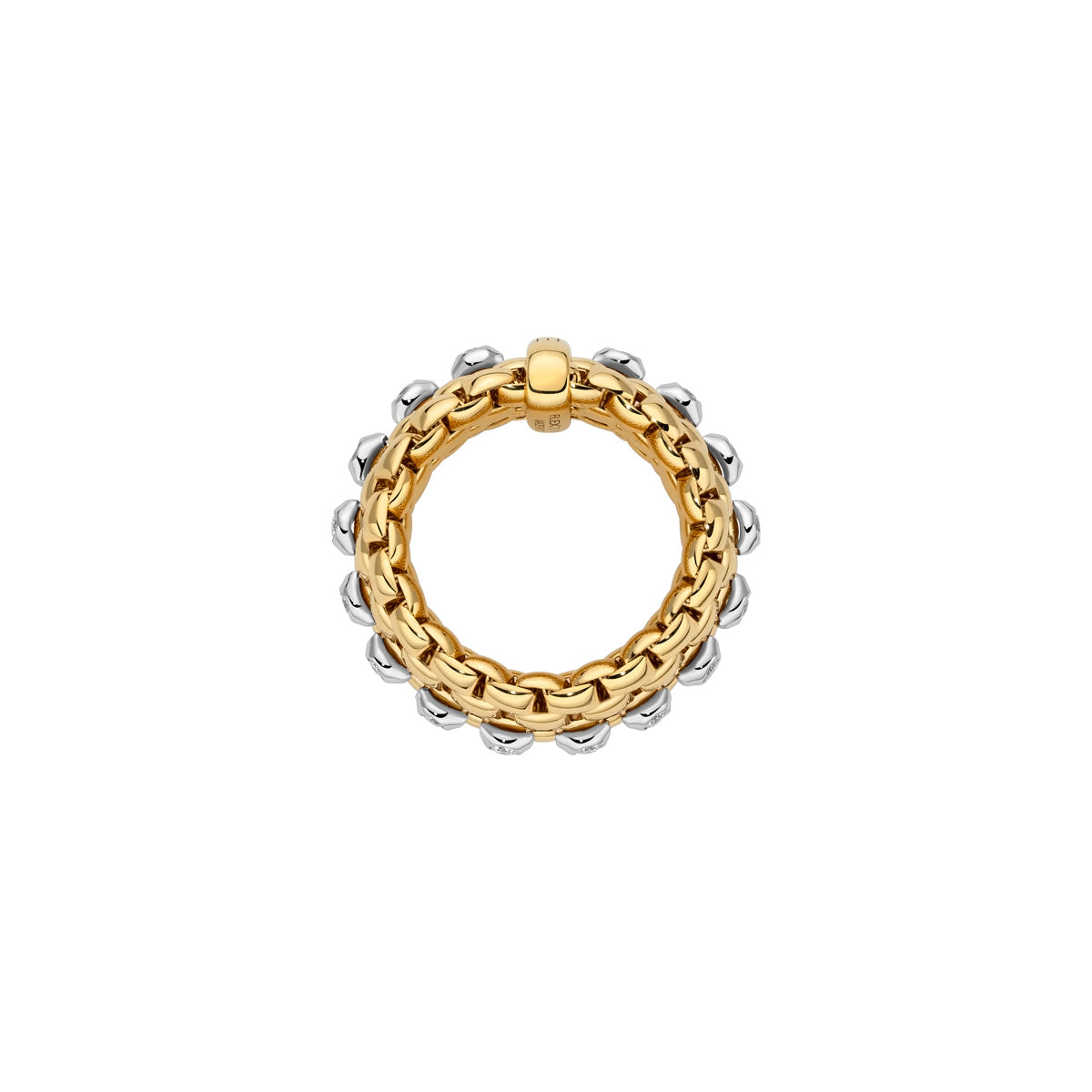 FOPE PANORAMA 18K Gold Ring with White Diamonds - Jackson Hole Jewelry Company