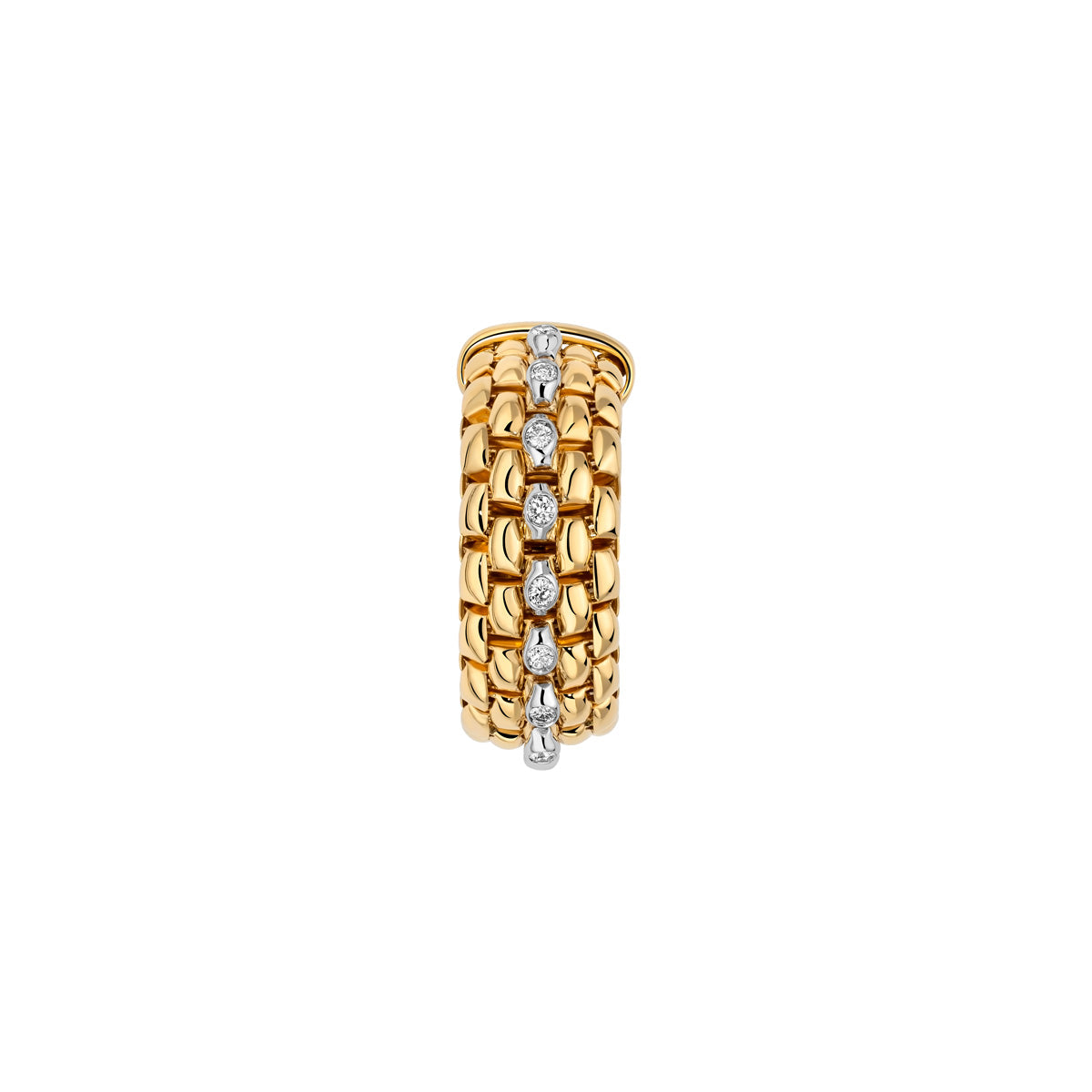 FOPE PANORAMA 18K Gold Ring with White Diamonds - Jackson Hole Jewelry Company
