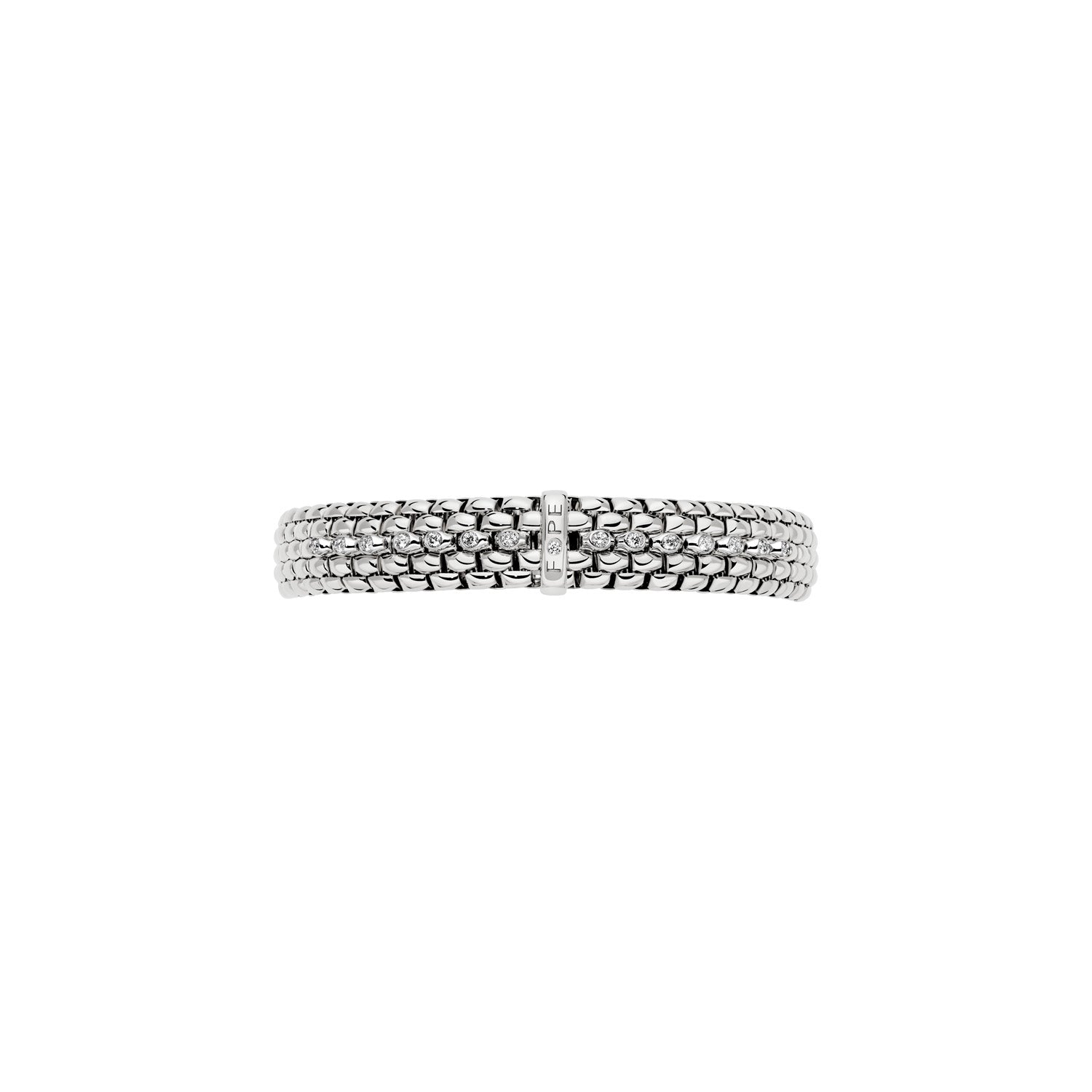 FOPE PANORAMA 18K Gold Bracelet with White Diamonds - 0.26 carats - Jackson Hole Jewelry Company