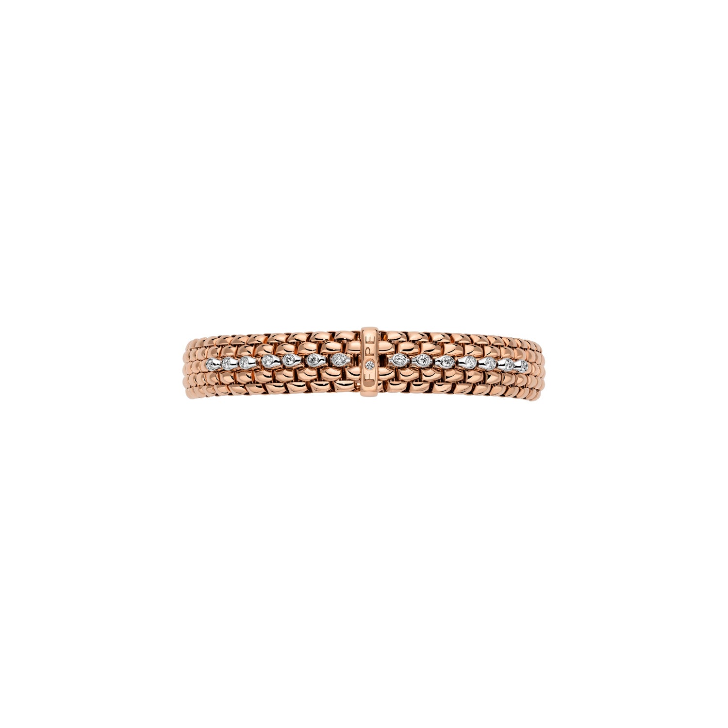 FOPE PANORAMA 18K Gold Bracelet with White Diamonds - 0.26 carats - Jackson Hole Jewelry Company
