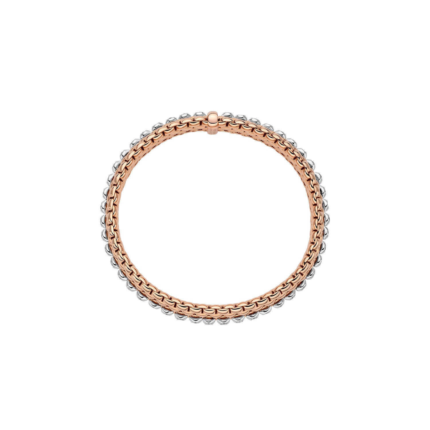 FOPE PANORAMA 18K Gold Bracelet with White Diamonds - Jackson Hole Jewelry Company