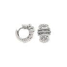 FOPE 18K GOLD EARRINGS WITH ONE ROW OF DIAMOND RONDELS - Jackson Hole Jewelry Company