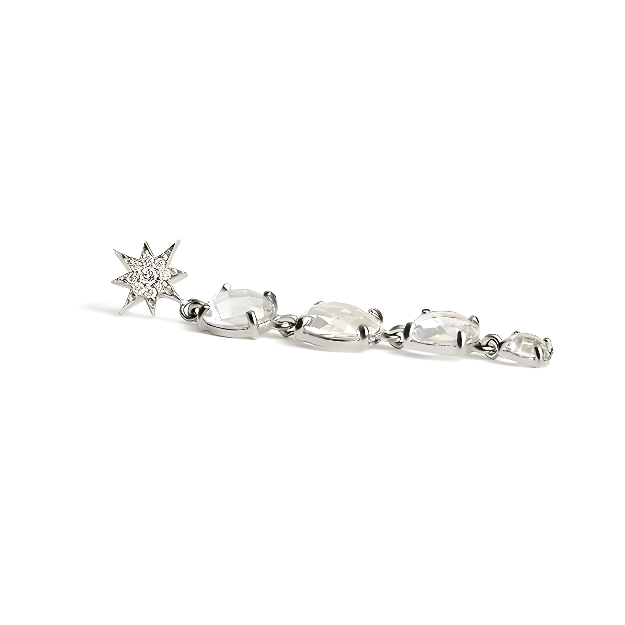 ANZIE Aztec North Star Melia Earrings in 14K Gold 0.10 cttw - Jackson Hole Jewelry Company