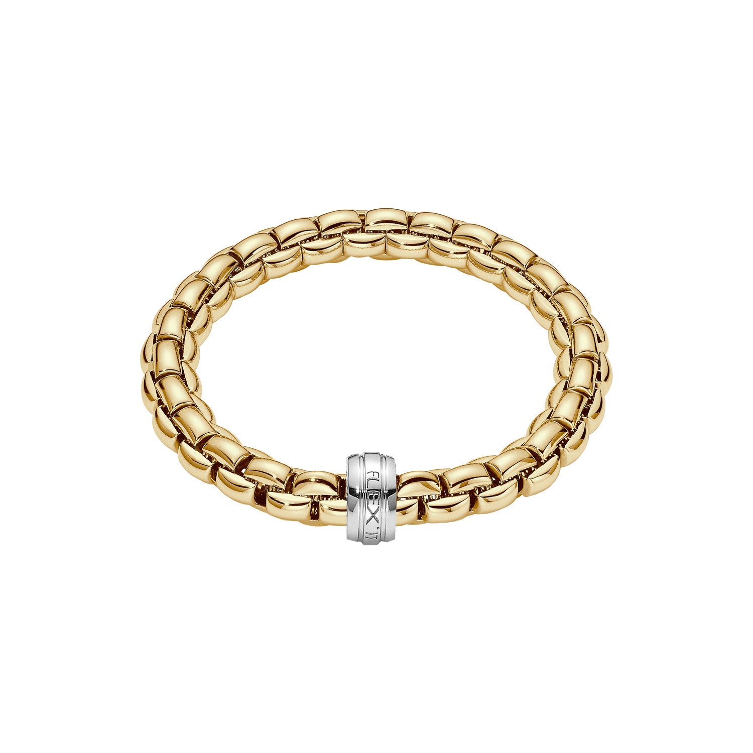 Fope EKA Collection 18K Gold Flex'it Bracelet - Jackson Hole Jewelry Company