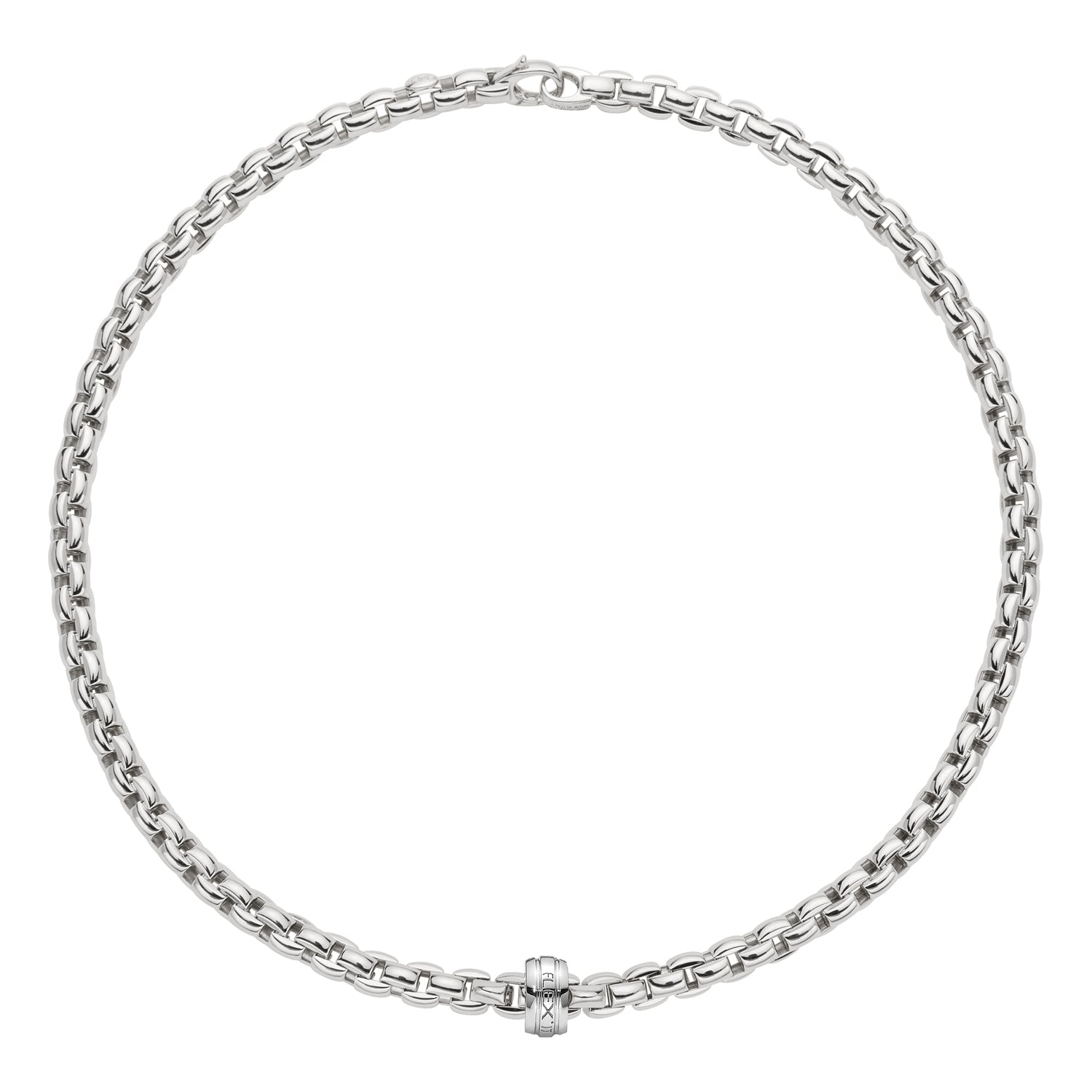FOPE EKA 18K White Gold Flex'it Necklace - Jackson Hole Jewelry Company