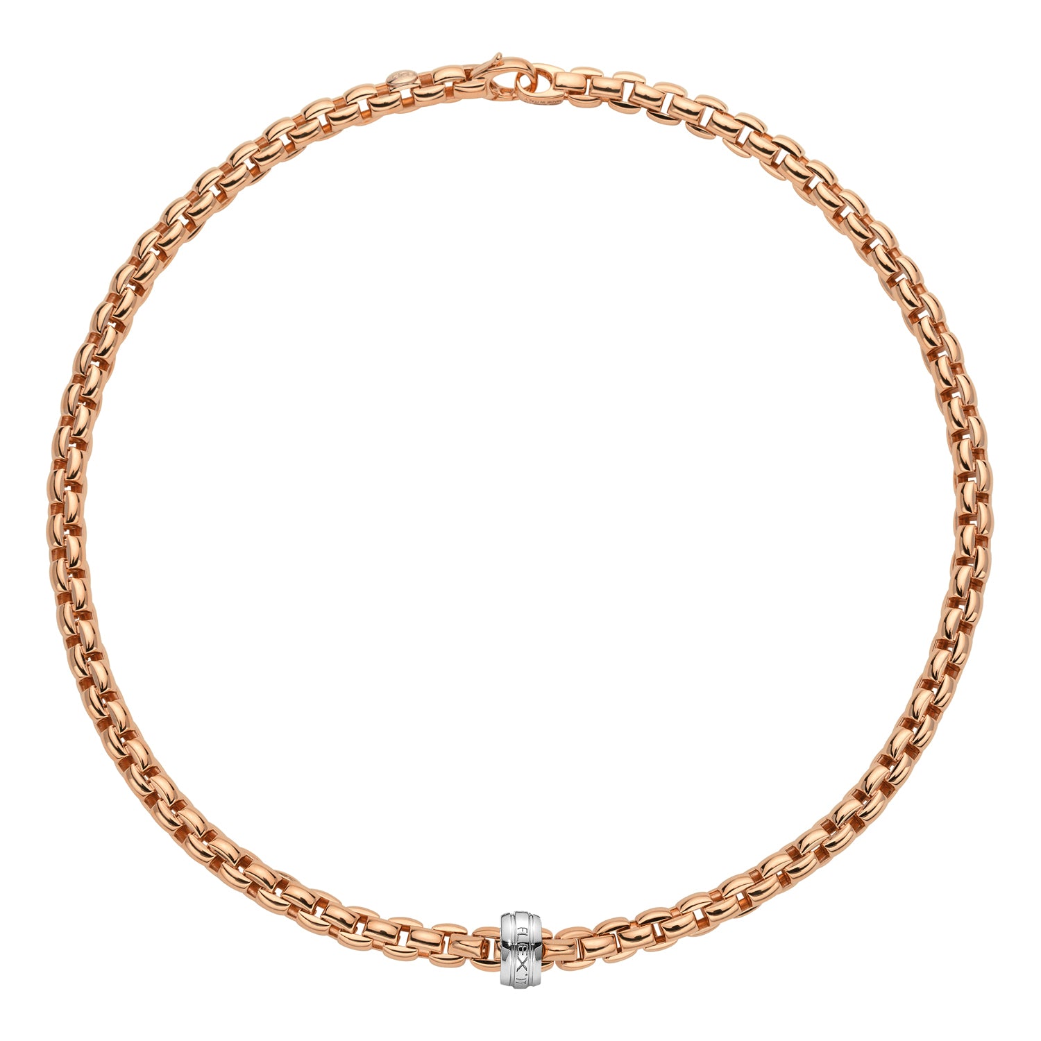 FOPE EKA 18K Rose Gold Flex'it Necklace - Jackson Hole Jewelry Company