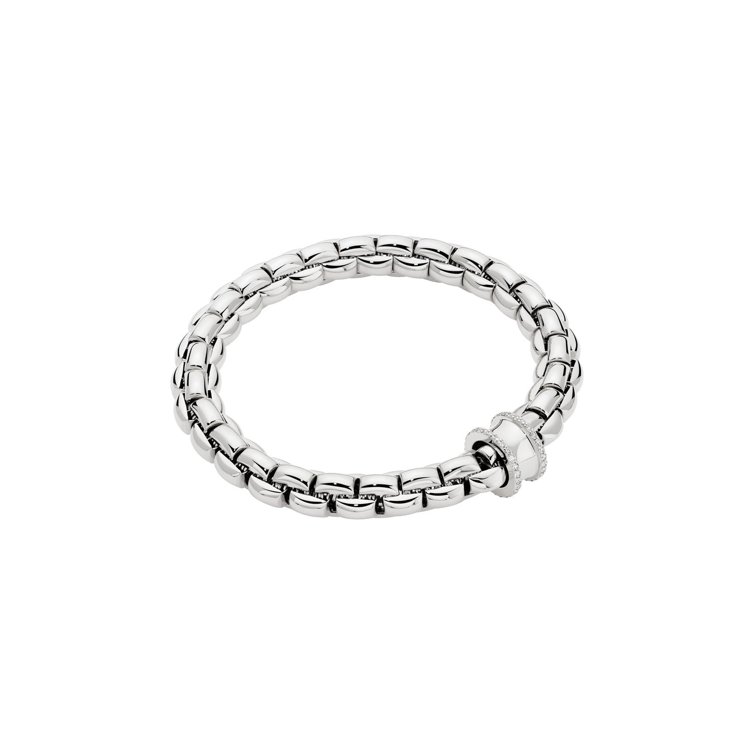 FOPE EKA 18K Gold Bracelet with White Diamonds - 0.44 carats - Jackson Hole Jewelry Company