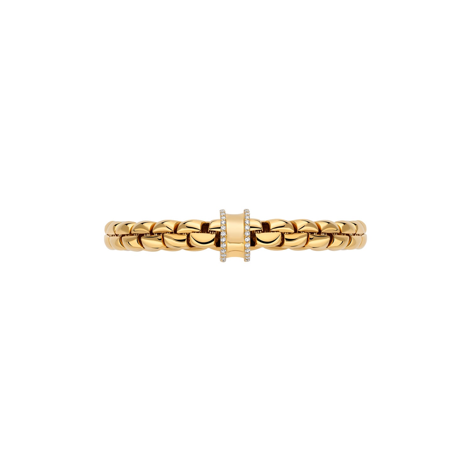FOPE EKA 18K Gold Bracelet with White Diamonds - 0.44 carats - Jackson Hole Jewelry Company