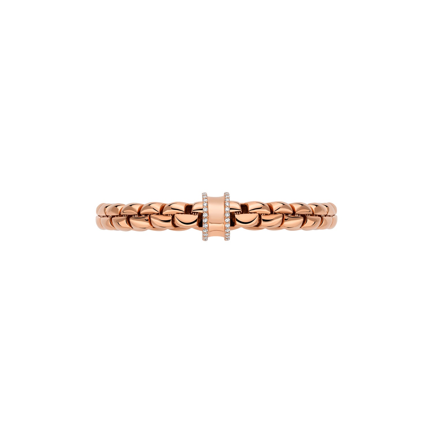 FOPE EKA 18K Gold Bracelet with White Diamonds - 0.44 carats - Jackson Hole Jewelry Company
