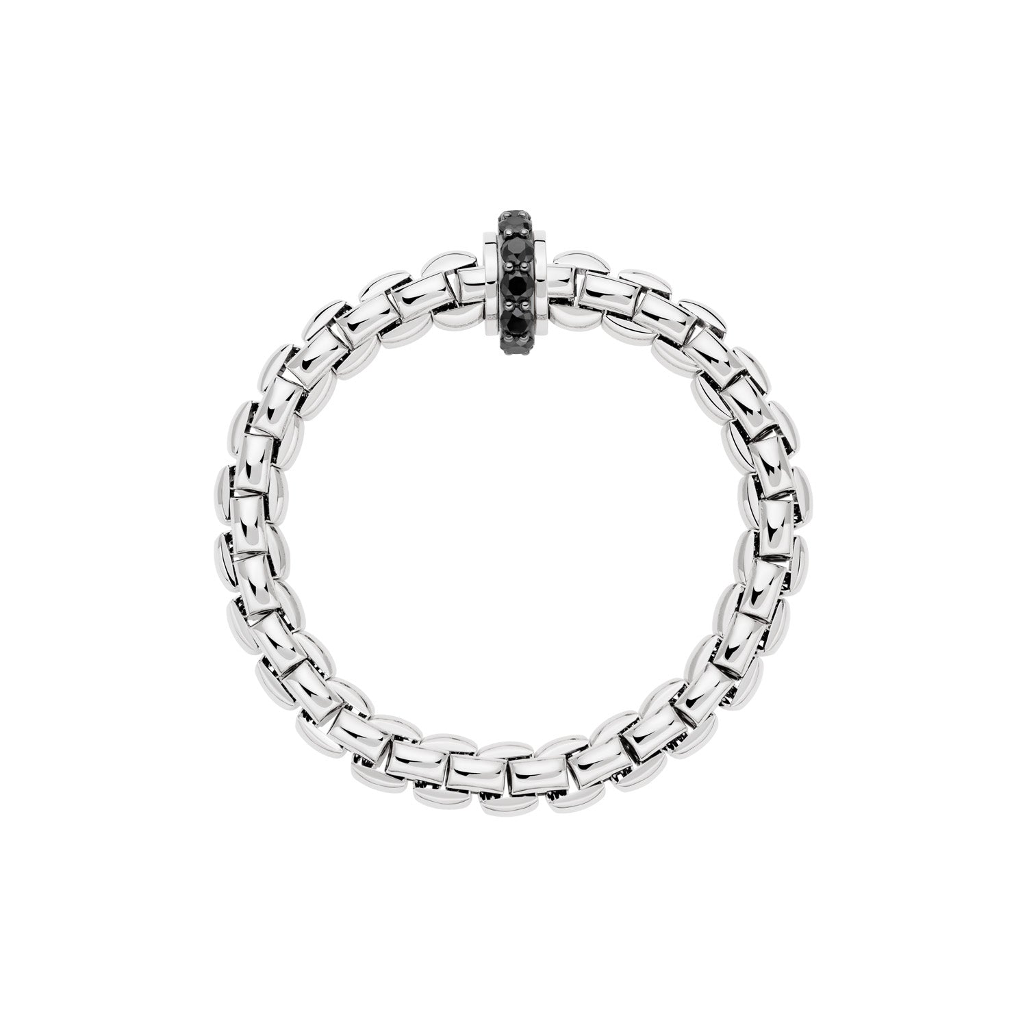 FOPE EKA 18K Gold Bracelet with Black Diamonds - 2.66 carats - Jackson Hole Jewelry Company