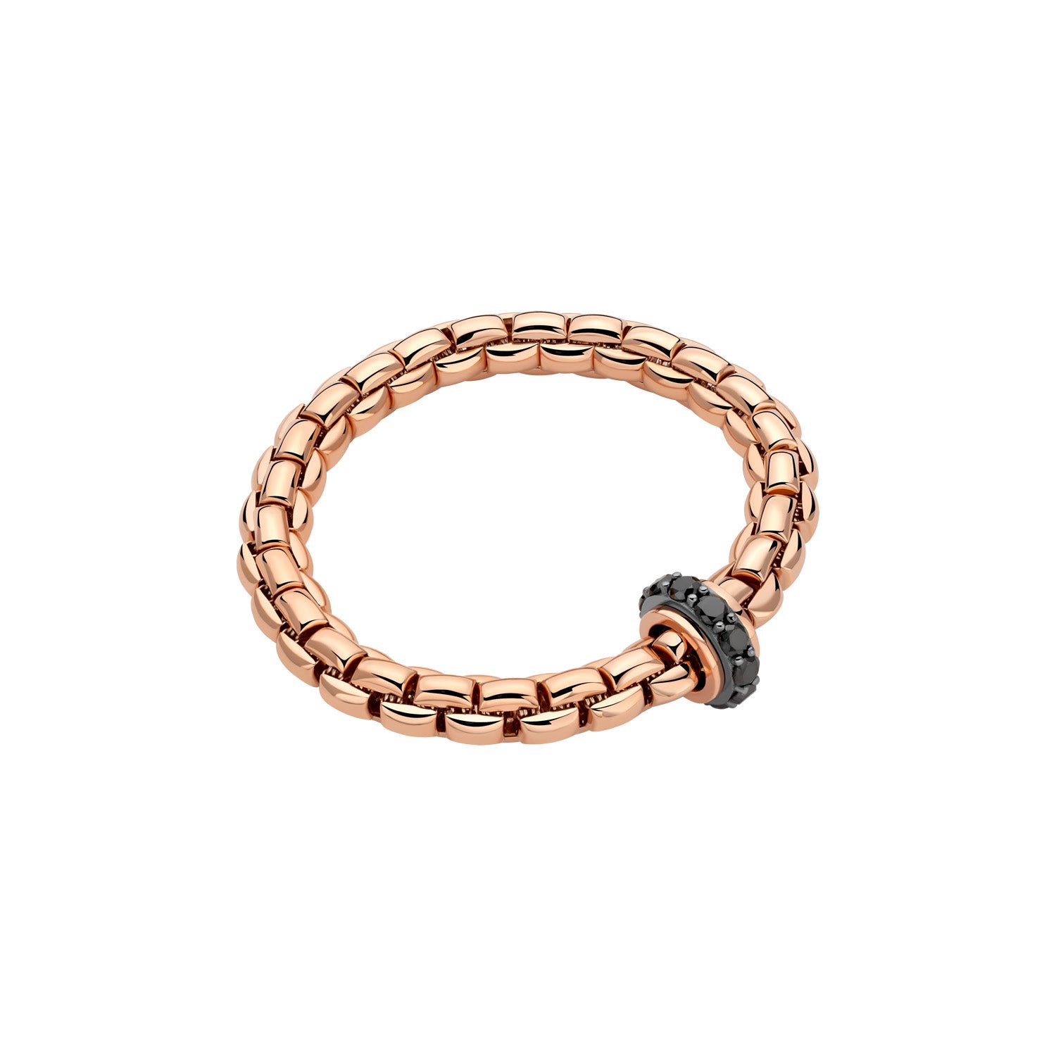 FOPE EKA 18K Gold Bracelet with Black Diamonds - 2.66 carats - Jackson Hole Jewelry Company