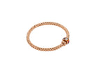 FOPE SOLO 18K Rose Gold Bracelet with White Diamonds and Multicolor Sapphires - Jackson Hole Jewelry Company