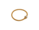 FOPE SOLO 18K Gold Flex'it Bracelet with White Diamonds - 1.14 carats - Jackson Hole Jewelry Company