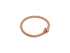 FOPE SOLO 18K Gold Flex'it Bracelet with White Diamonds - 1.14 carats - Jackson Hole Jewelry Company
