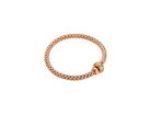 FOPE SOLO 18K Yellow Gold Flex'it Bracelet with White & Brown Diamonds - Jackson Hole Jewelry Company