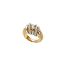FOPE SOLO 18K Gold Ring with Gold & White Diamond Set Rondels - 0.30 carats - Jackson Hole Jewelry Company