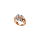 FOPE SOLO 18K Gold Ring with Gold & White Diamond Set Rondels - 0.30 carats - Jackson Hole Jewelry Company