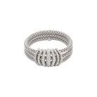 FOPE MIALUCE 18K Gold Flex’it Bracelet with White Diamond Pavé - 5.38 carats - Jackson Hole Jewelry Company