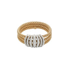 FOPE MIALUCE 18K Gold Flex’it Bracelet with White Diamond Pavé - 5.38 carats - Jackson Hole Jewelry Company