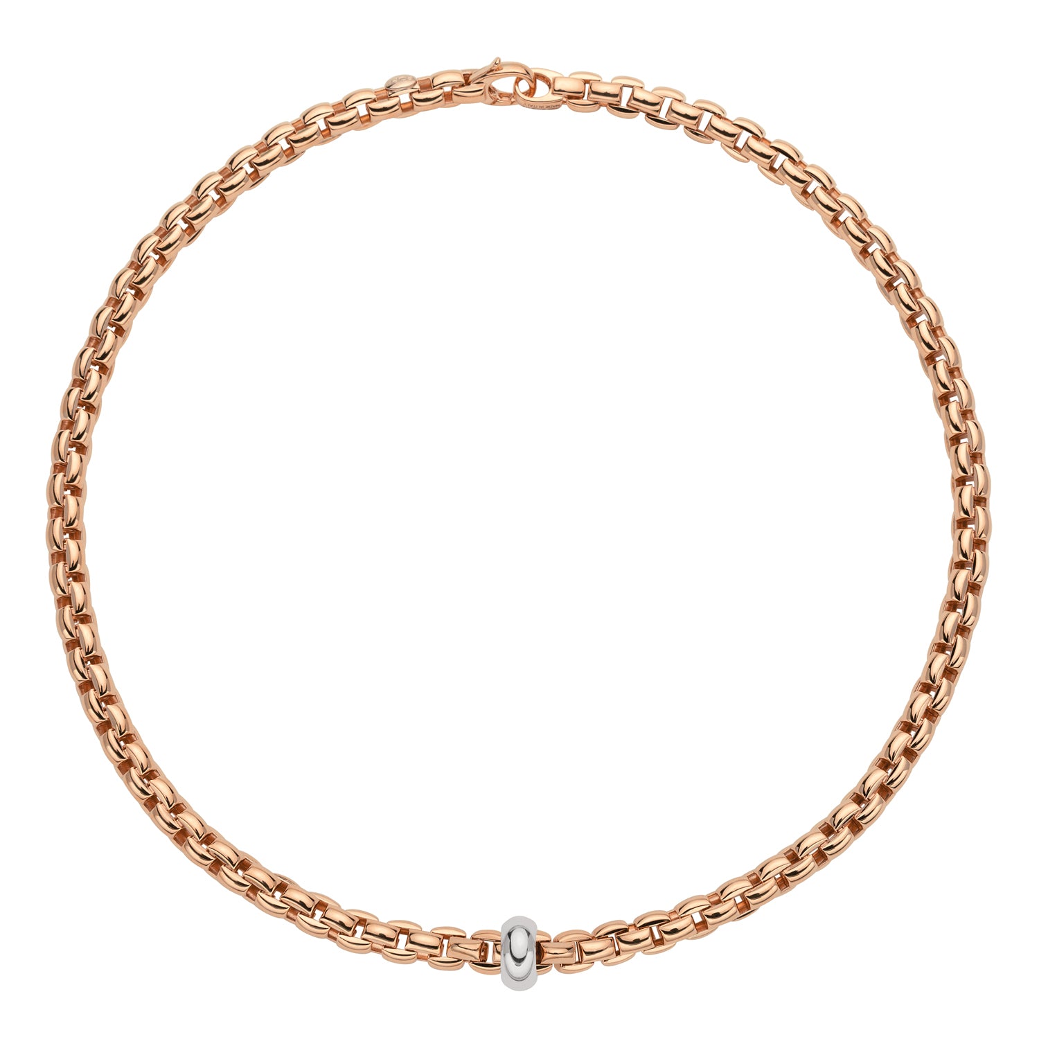 FOPE EKA 18K Rose & White Gold Necklace - Jackson Hole Jewelry Company