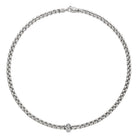 FOPE EKA 18K Gold Necklace with White Diamond Rondel - 0.15 carats - Jackson Hole Jewelry Company