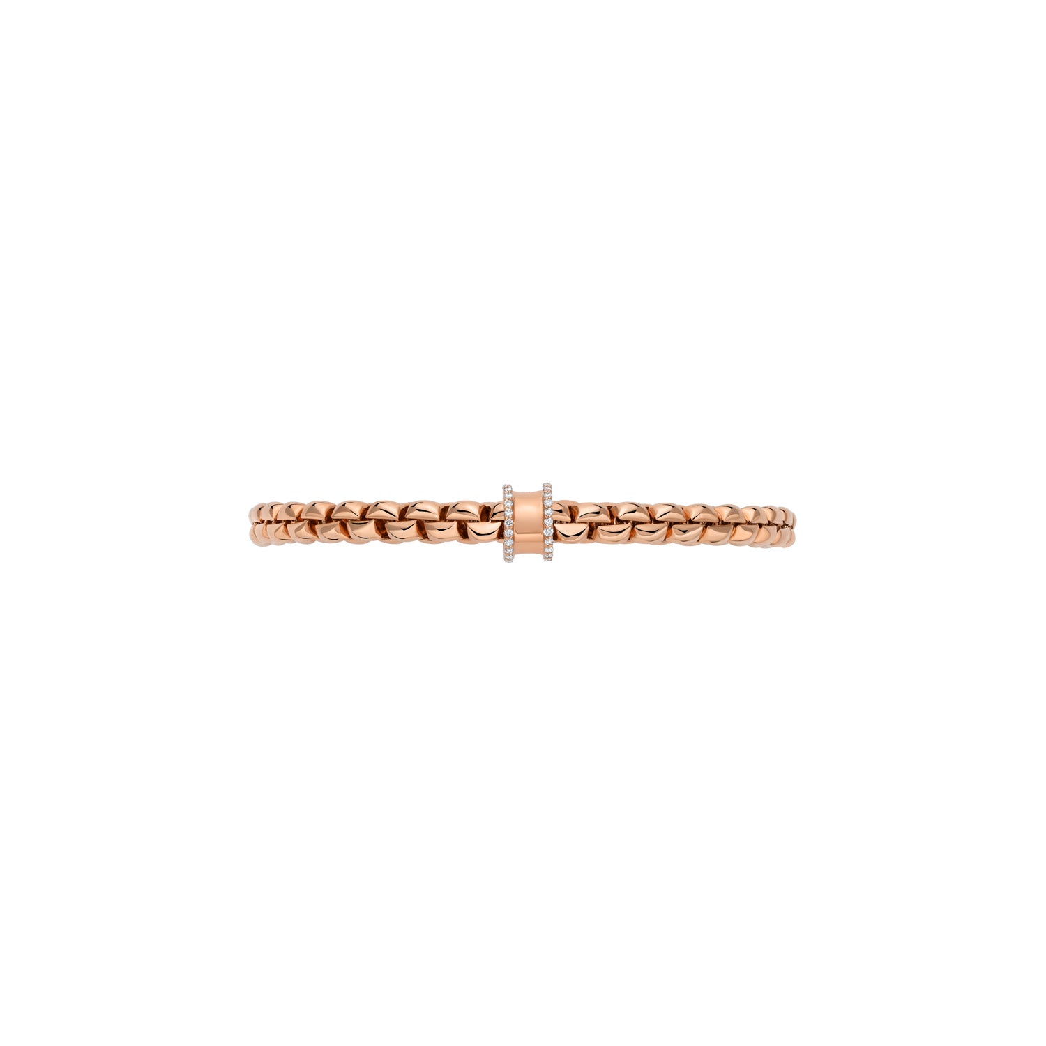 FOPE EKA 18K Gold Bracelet with White Diamonds - 0.17 carats - Jackson Hole Jewelry Company