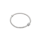 Fope Eka Tiny Flex'it Bracelet with Diamond Pavé - Jackson Hole Jewelry Company
