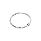 Fope Eka Tiny Flex'it Bracelet with Diamond Pavé - Jackson Hole Jewelry Company