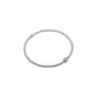 FOPE PRIMA BRACELET WITH DIAMONDS IN 18K WHITE GOLD - Jackson Hole Jewelry Company