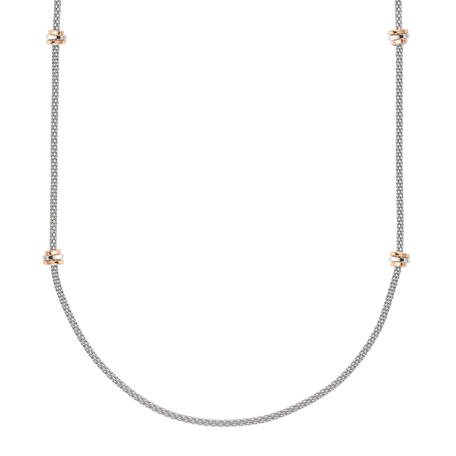 FOPE PRIMA Flex'it Necklace with 18K Gold Rondels - Jackson Hole Jewelry Company