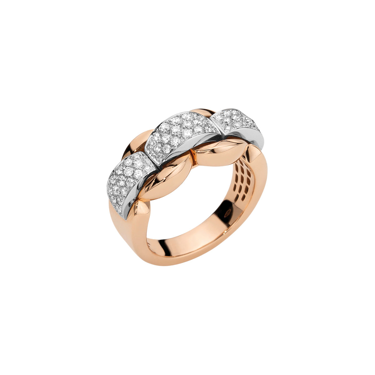 FOPE EKA 18K Gold Ring with White Diamonds - 0.56 carats - Jackson Hole Jewelry Company