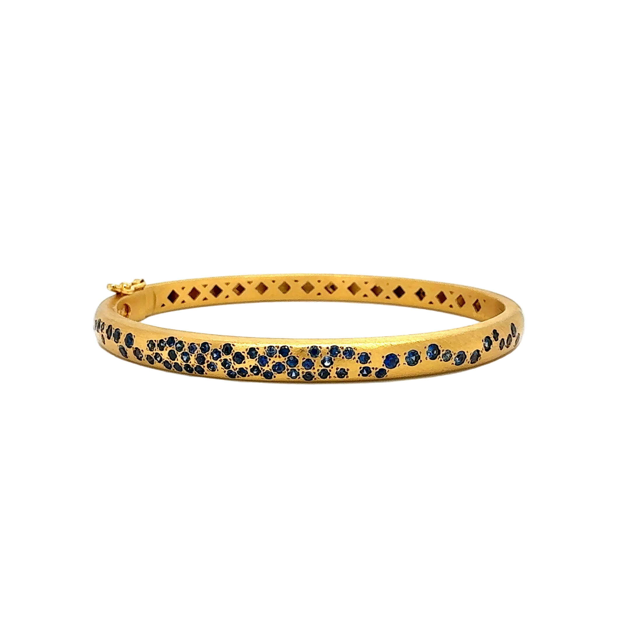 Marika Gold - Blue Sapphire Bracelet in 14K Yellow Gold - Jackson Hole Jewelry Company