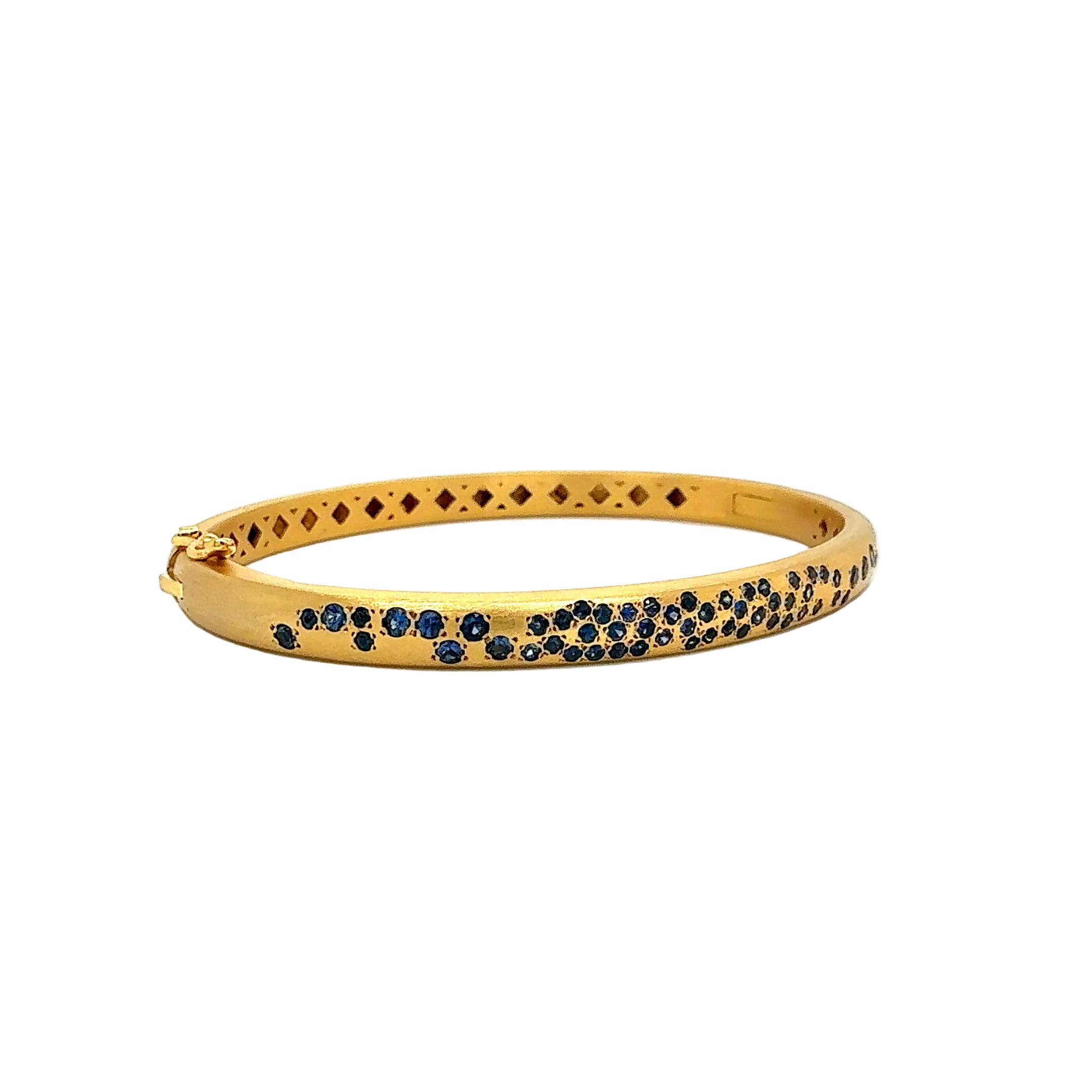 Marika Gold - Blue Sapphire Bracelet in 14K Yellow Gold - Jackson Hole Jewelry Company