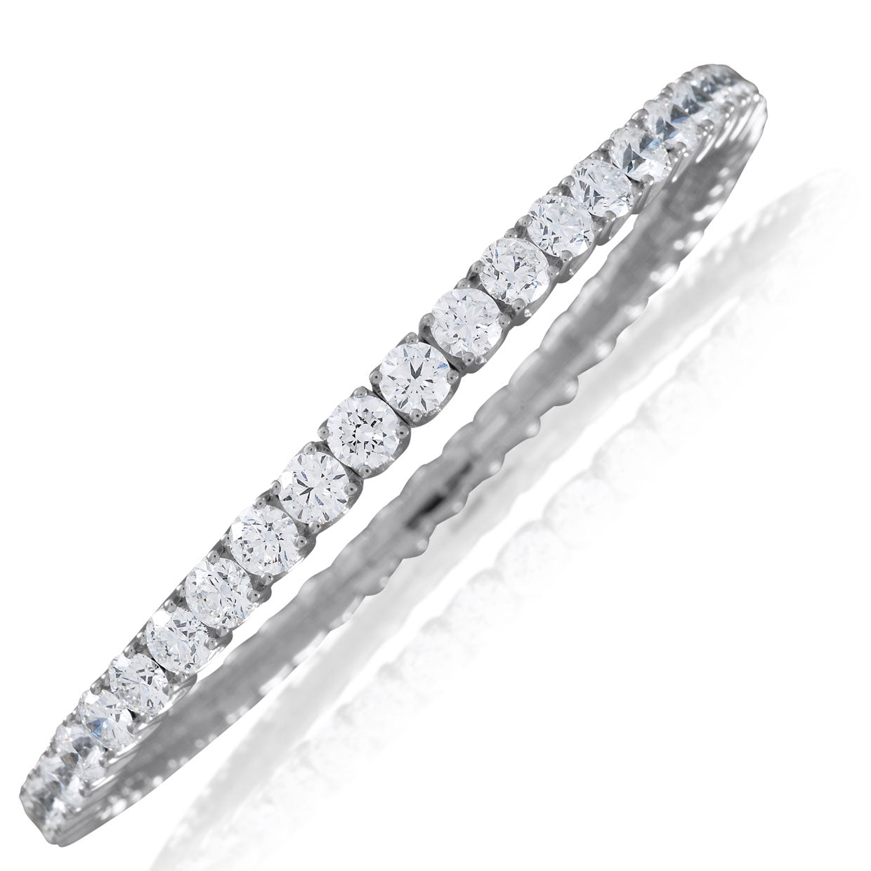 Picchiotti - Xpandable™ Round Diamond Bracelet in 18K White Gold - Jackson Hole Jewelry Company