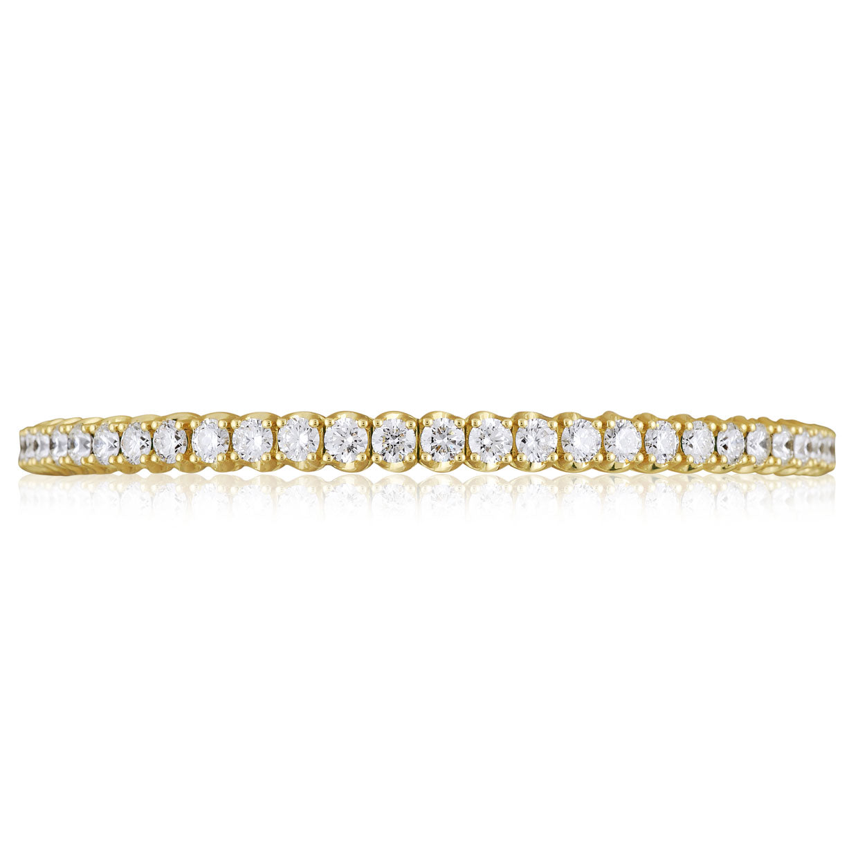 Picchiotti - Xpandable™ Round White Diamond Bracelet in 18K Gold - Jackson Hole Jewelry Company