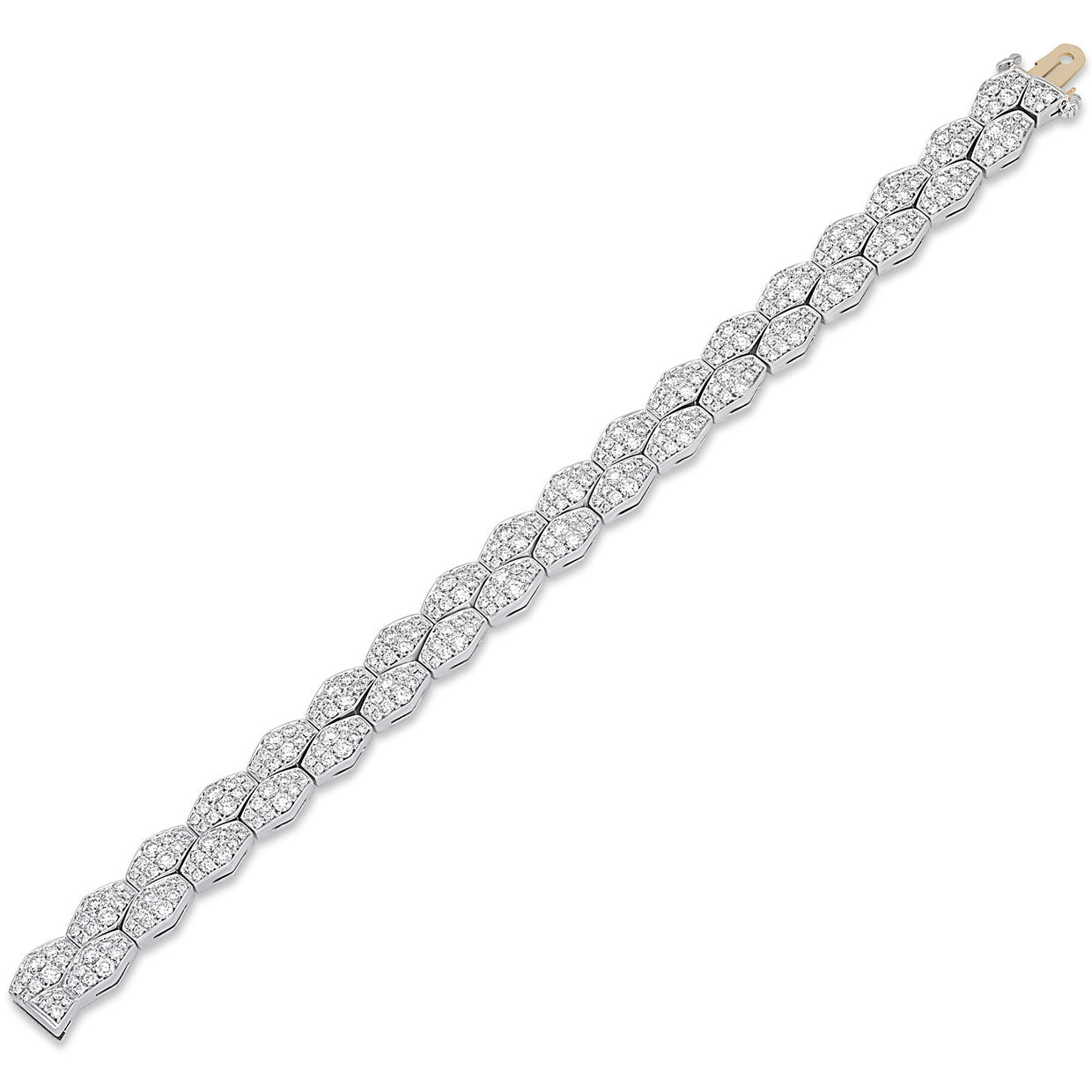 Picchiotti - Xpandable™ Round Diamond Bracelet in 18K White Gold - Jackson Hole Jewelry Company