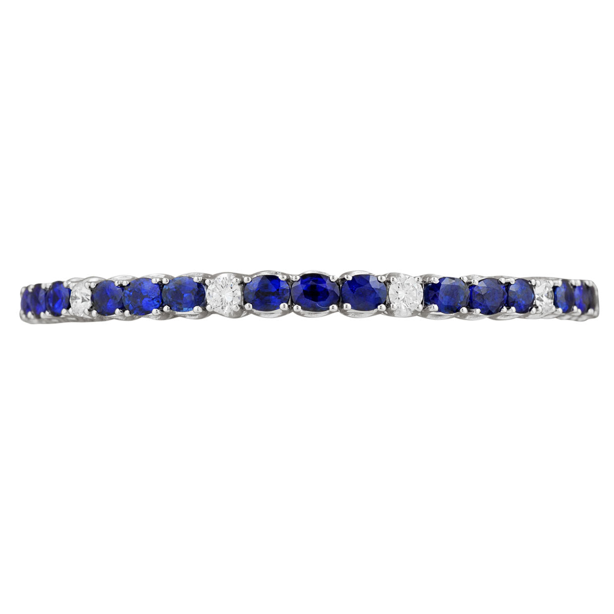Picchiotti - Xpandable™ Sapphire and Diamond Bracelet in 18K White Gold - Jackson Hole Jewelry Company