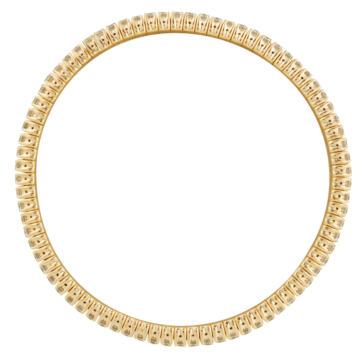 Picchiotti Xpandable™ Round Diamond Bracelet in 18K Yellow & White Gold 2.72–3.73 cttw - Jackson Hole Jewelry Company