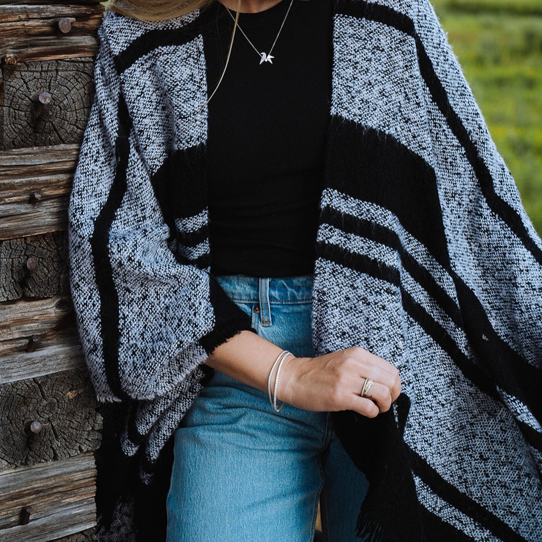 CLASSIC TETON TENNIS BRACELET WITH WHITE DIAMONDS - Jackson Hole Jewelry Company