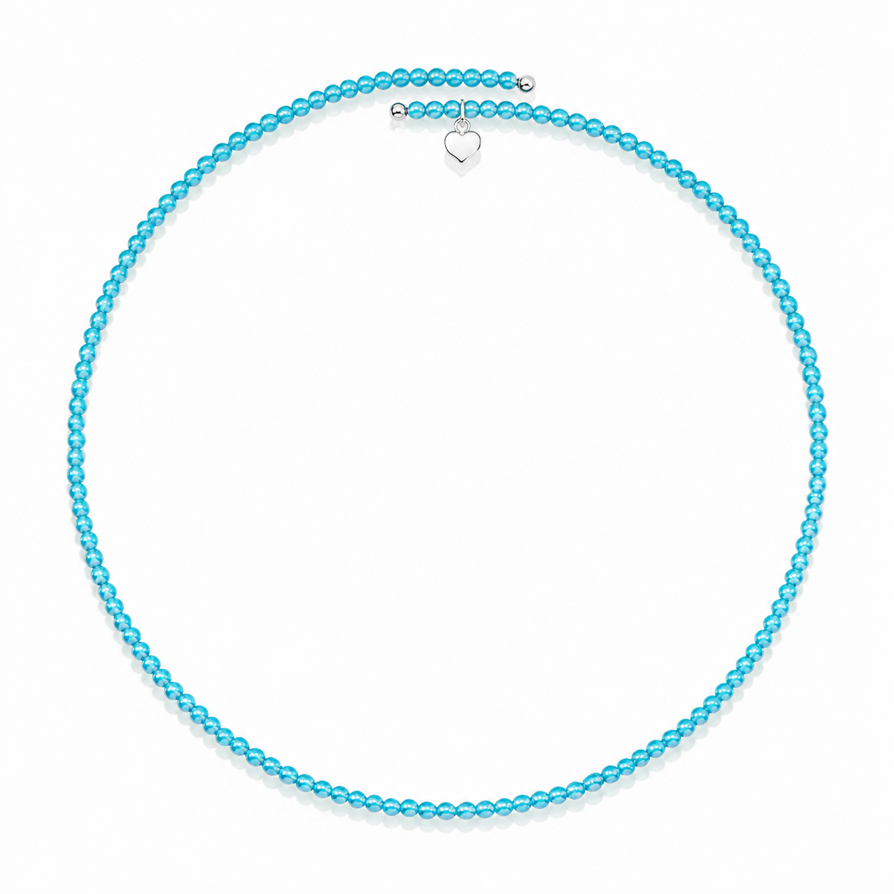 Chantecler Choker Necklace in Compound Turquoise and Silver - Jackson Hole Jewelry Company