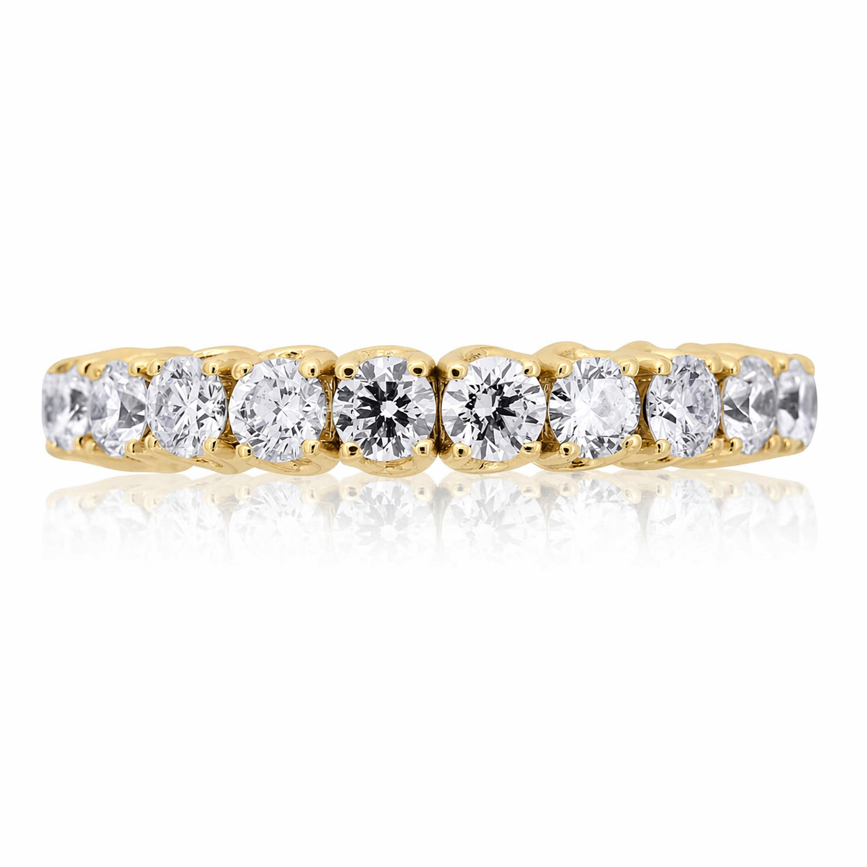 Picchiotti Xpandable™ Round Diamond Eternity Band in 18K Yellow Gold 2.54 cttw - Jackson Hole Jewelry Company