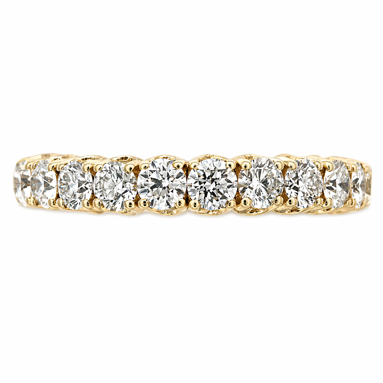 Picchiotti Xpandable™ Round Diamond Eternity Ring in 18K White Gold 1.07 cttw - Jackson Hole Jewelry Company
