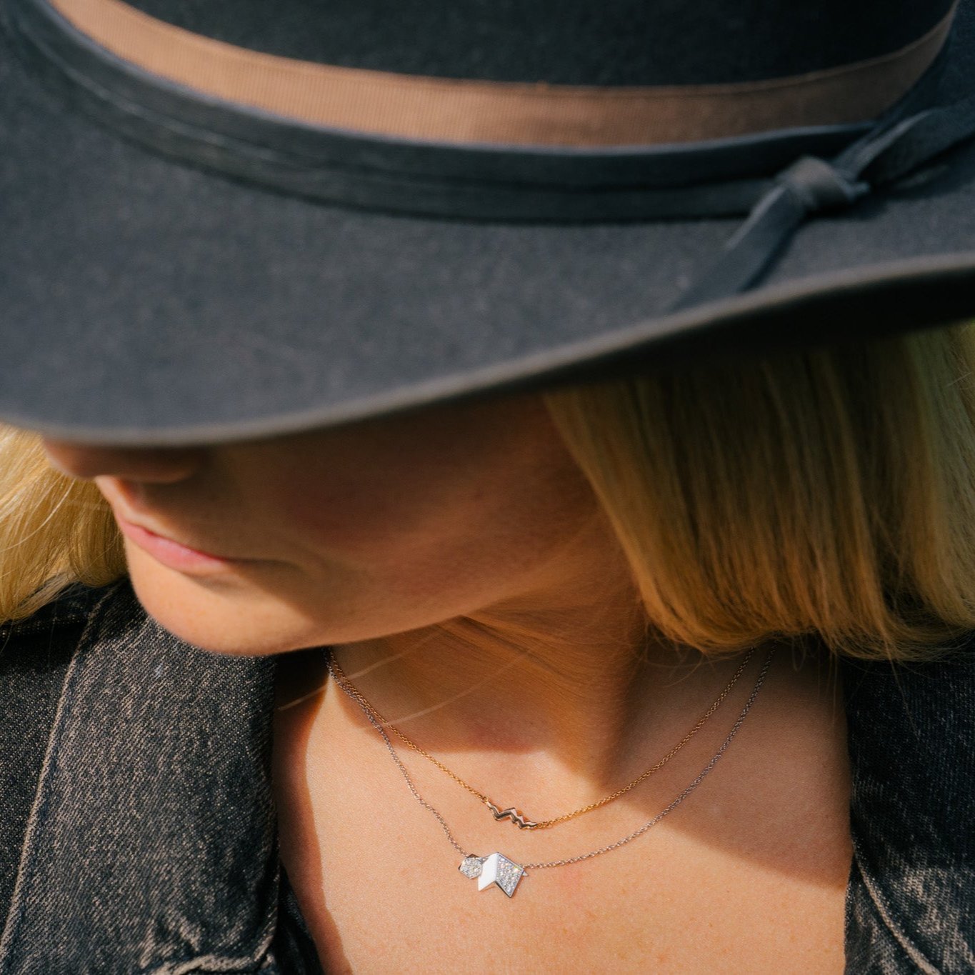 Tiny Teton Peak Necklace - Jackson Hole Jewelry Company