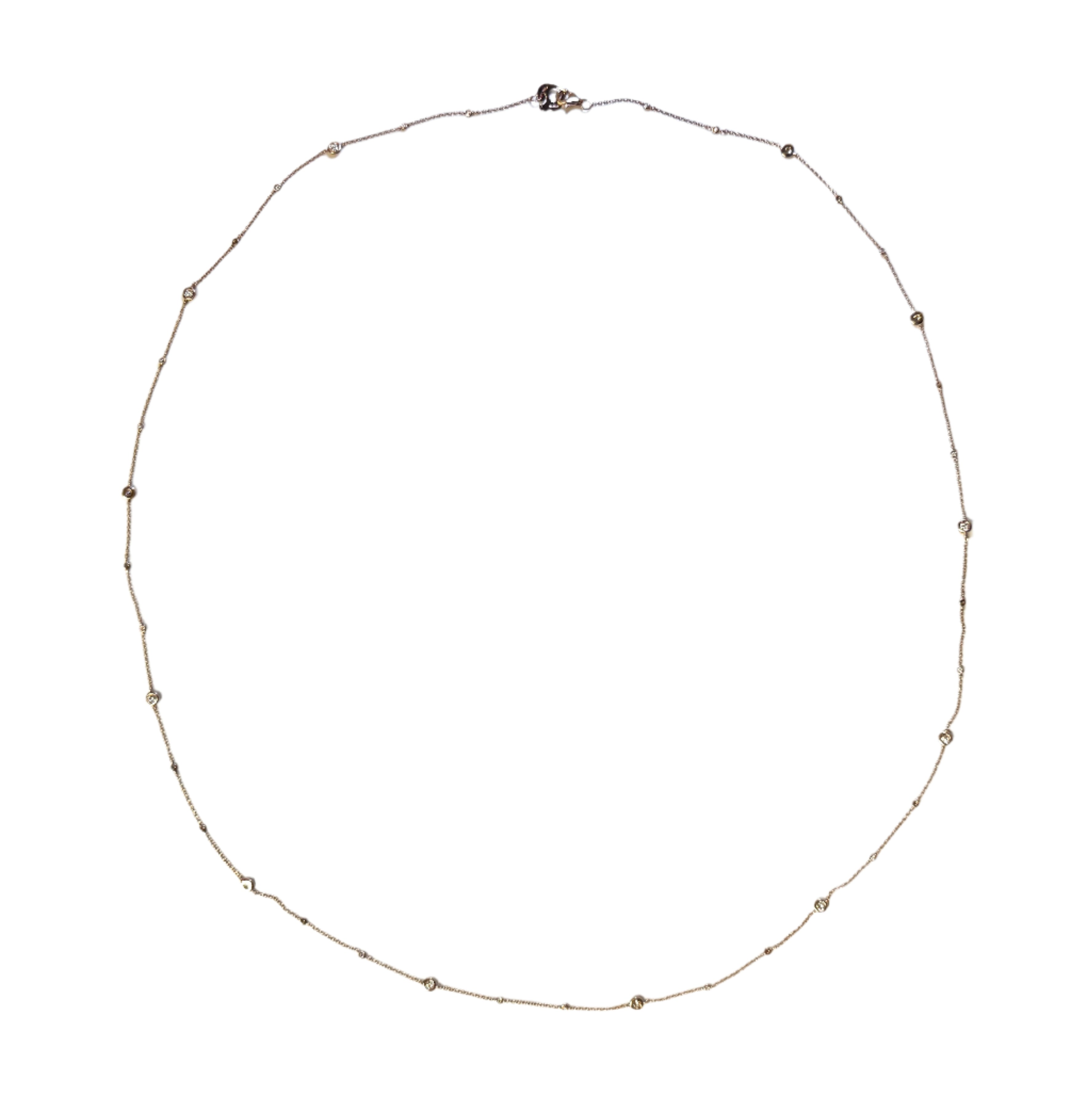 Chantecler Capri Necklace Accessory – 84cm in 18K Rose Gold with Diamonds - Jackson Hole Jewelry Company
