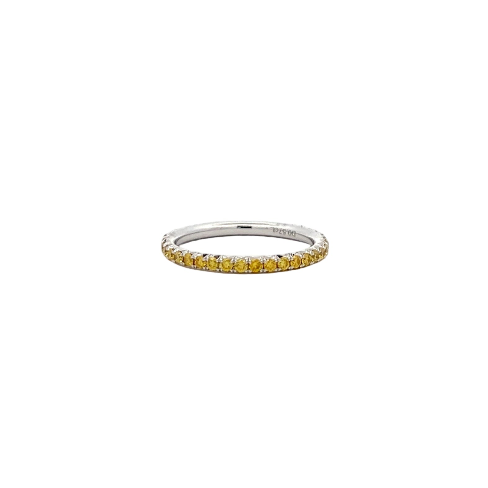 YELLOW DIAMOND ETERNITY RING - Jackson Hole Jewelry Company